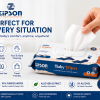 ZIPSON Baby Wipes for diaper changes, face and hand cleaning