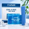 ZIPSON Cool and Heat Gel Pack with product box in blue