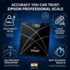 ZIPSON digital weight machine with 180 kg capacity and high-precision sensors