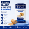 ZIPSON elastic adhesive bandage 10 cm by 4/6 m with tin pack and support features