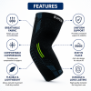 ZIPSON elbow support features breathable fabric, comfortable compression and anti-slip design