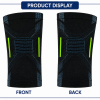 ZIPSON elbow support sleeve front and back view in black