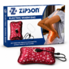 ZIPSON red floral electric warm bag with branded box and charging cable